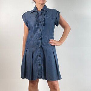 Pre-Loved Henri Lloyd Pleated Shirt Dress Size M